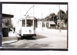 Photo Tram - Bruxelles - Uccle - Terminus - Place Saint-Job  1953 - Tramways