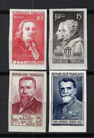 FRANCE Non Dentelés 1949: Les Y&T 844-847 Neufs** TB, Forte Cote - Color Proofs 1945-…