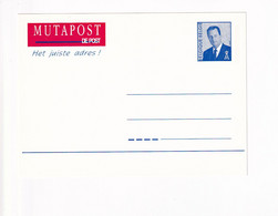Postkaart Voor Adreswijziging - Mutapost - Albert II - Aviso Cambio De Direccion