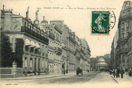 Paris * 17ème * La Rue De Prony * Rotonde Du Parc Monceau * Attelage - Paris (17)