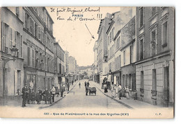 CPA 75 Rue De Pixerecourt Et La Rue Rigolles - Paris (20)