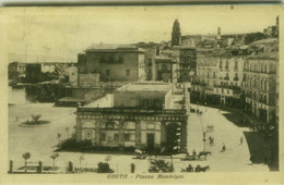 GAETA ( LATINA ) PIAZZA MUNICIPIO - EDIZIONE SEMPRE FIORENTE - SPEDITA 1932  (8207) - Latina