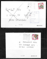 Italia/Italy/Italie: Storia Postale 4 Pezzi, Postal History 4 Pieces, Histoire Postale 4 Pièces - 1991-00: Storia Postale