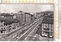 PO0725E# TORINO - CORSO FRANCIA - TRAMWAY - FILOBUS - AUTO FIAT OLD CARS  No VG - Transport