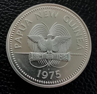 Papua New Guinea 10 Kina 1975  -  Silver Proof - Papuasia Nuova Guinea