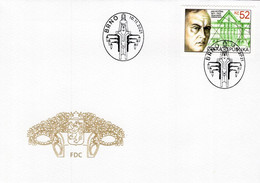 Czech Republic - 2021 - Personalities - Jan Kotera, Czech Architect - FDC (first Day Cover) - Ungebraucht