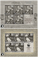 Russia 2021 Peterspost 60 Ann. Of WWF 1961-2021 Panda In London Zoo Prince Bernhard Lippe-Biesterfeld Set Of 2 Sheetlets - Nuovi