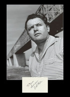 Rod Steiger (1925-2002) - Acteur Américain - Carte Dédicacée + Photo - 80s - Autographes