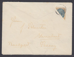 Danish West Indies, Scott 18a BISECT On Cover To GERMANY - Dänisch-Westindien