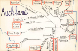 Auckland  Plan - Nouvelle-Zélande