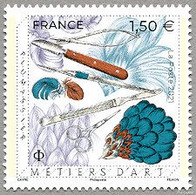 5518 TIMBRE GOMME ORIGINE  PLUMASSIER - Unused Stamps