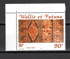 WALLIS ET FUTUNA  DETACHE DU BLOC  N° 10   NEUF SANS CHARNIERE  COTE 2.35€   ARTISANAT TAPAS DANSE ANIMAUX - Hojas Y Bloques