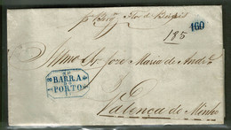 Brasil, 1844, Rio De Janeiro-Valença Do Minho - Voorfilatelie