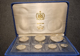 Western Samoa 1974 Sterling Silver (7) Coin Collection. Proof - Samoa