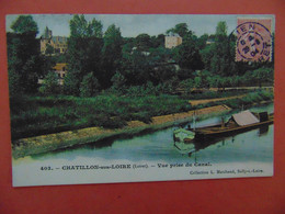 C P Chatillon Sur Loire Vue Prise Du Canal Couleur N 403 - Chatillon Sur Loire