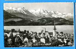 PRO358, Zug Und Die Berner Hochalpen, 574, Photoglob - Wehrli - Vouga, Circulée 1944 - Zug