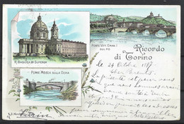 Carte P De 1897 ( Turin ) - Bridges