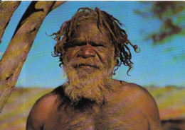 JIMMY WALKABOUT CENTRAL AUSTRALIA ABORIGINE . JIMMY WALKABOUT , MENBER OF THE  PITJANJARA TRIBE - Aborigènes