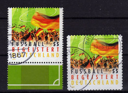 ALLEMAGNE Germany 2012 Sport Football 2 Dent. Diff. Obl. - Gebraucht