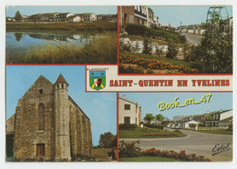 {61199} 78 Yvelines Saint Quentin En Yvelines, Multivues ; Chapelle De La Villedieu , Résidences De La Commanderie , Lac - St. Quentin En Yvelines