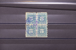 CUBA - Bloc De 4 Fiscaux - L 110366 - Used Stamps