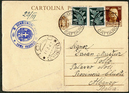 WW2 - ITALY OCCUPATION OF MONTENEGRO 1942- -TEODO - CATTARO - TOOLO CHIETI CENSURA - Montenegro