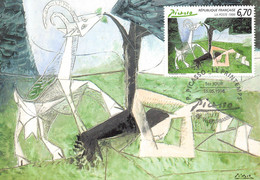 FDC - Carte Maximum 1 Er Jour -  Pablo PICASSO - Le Printemps " 1998   , - 1990-99