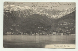 BRISSAGO VISTA DAL LAGO 1913 VIAGGIATA FP - Brissago