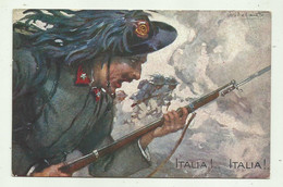 ITALIA ! ITALIA ! BERSAGLIERE ILLUSTRATA PLINIO CODOGNATO - NV FP - Regiments