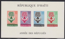 1960. HAITI. WORLD REFUGEE YEAR. Block Never Hinged.  (Michel Block 13) - JF510532 - Haiti