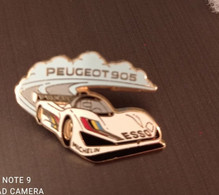 Pin's  PEUGEOT 905 - ESSO   - Arthus Bertrand - Peugeot