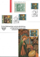 1905g: Weihnachtsmarke 1984, Sonderstempel Weihnachtsstadt 2070 Retz- 6 Belege - Hollabrunn