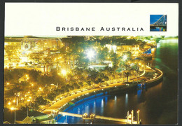 CP - Australia - Brisbane -- Brisbane City Hall At Night , Brisbane River Night - Brisbane