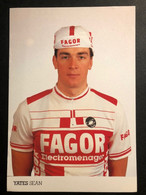Sean Yates - FAGOR - 1987 - Carte / Card - Cyclist - Cyclisme - Ciclismo -wielrennen - Cycling