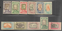 Ethiopia  1919-21  Sc#120-8, 136, MH 142 MNG  11 Diff    2016 Scott Value $4.50 - Ethiopië