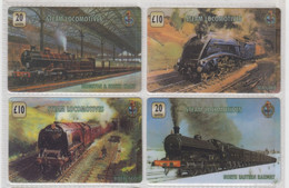 UK Railway Train - 4 Mint Phonecard - Emissioni Imprese