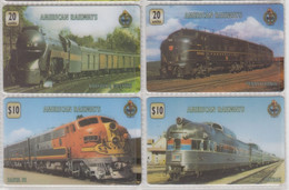 UK Railway 4 Mint Phonecards - Emissioni Imprese