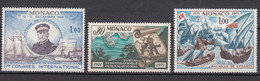 Monaco, Boats Ships 1966,1971,1972 Mi#839,1010,1028 Mint Never Hinged - Bateaux