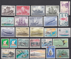 Japan, Boats Ships, Very Good Choice, Mint Never Hinged - Bateaux