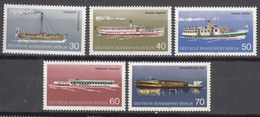 Germany, Boats Ships 1975 Mi#483-487 Mint Never Hinged - Schiffe