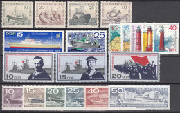 Germany DDR, Boats Ships, Mint Never Hinged - Ships