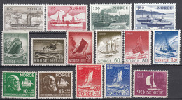 Norway, Boats Ships 1941,1944,1972,1977 Mi#232-235,195-297,649-651,747-750 Mint Never Hinged - Schiffe
