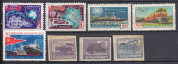 Russia USSR, Boats Ships And Trains, Mint Never Hinged - Schiffe