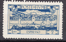 Italy Fiume, Boats Ships 1923 Mi#1001 Sassone#E8 MNG - Schiffe