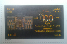 ُEGYPT 2020 Centennial The Egyptian Engineers Society [MNH] (Egypte) (Egitto) (Ägypten) (Egipto) (Egypten) - Nuevos