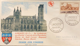 P) 1955 FRANCE, SAINTE CLAIRE DEVILLE STAMP, FDC, COVER OF FRENCH CHEMIST, INVENTOR OF AN ALUMINUM MANUFACTURING PROCESS - Sonstige & Ohne Zuordnung