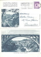 Luxembourg Luxemburg Carte-lettre K1 Oblitérée Luxembourg Basse Ville Et Pont Adolphe - Stamped Stationery