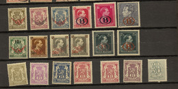 Belgie - Belgique Ocb Nr :   Lot Dienstzegels * MH   (zie  Scan) - Postfris