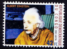 Congo 2001 MNH, Millennium, Einstein, Nobel Physics - Albert Einstein