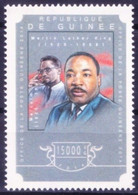 Guinea 2014 MNH, Martin Luther King, Nobel Prize Peace, Malcolm X Human Rights Activist - Martin Luther King